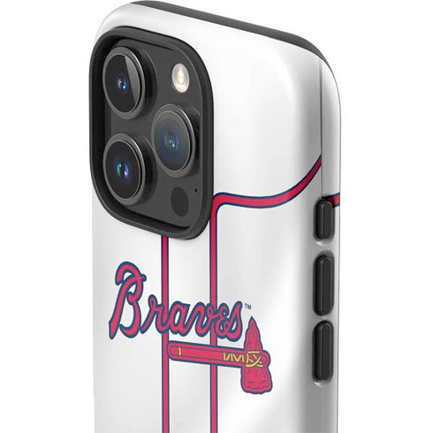 MLB Atlanta Braves Home Jersey iPhone 16 Pro Impact Case